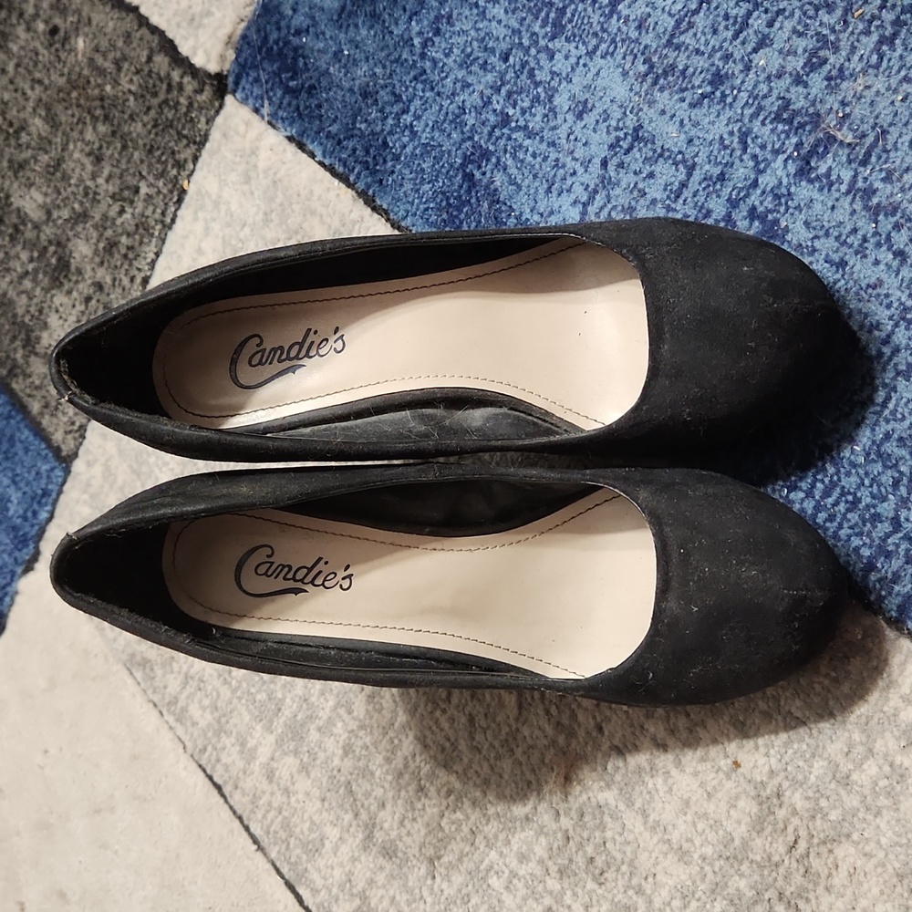 Womens Candie's Black dress heels size 9 1/2